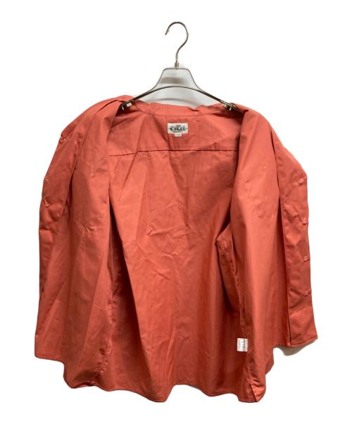 CALEE（キャリー）CALEE (キャリー) T/C Twill work shirt ピンク サイズ:XXL 未使用品の古着・服飾アイテム