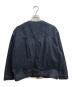 CALEE (キャリー) 1st ノーカラー デニムジャケット インディゴ サイズ:XXL：18000円