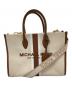 MICHAEL KORS（マイケル・コース）の古着「MIRELLA EW 2WAYトートバッグ」｜ベージュ