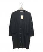 Whim Gazetteウィムガゼット）の古着「ハイゲージテンジクロングカーディガン」｜ブラック