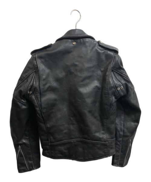 Schott（ショット）Schott (ショット) ダブルライダースジャケット ブラック サイズ:34の古着・服飾アイテム