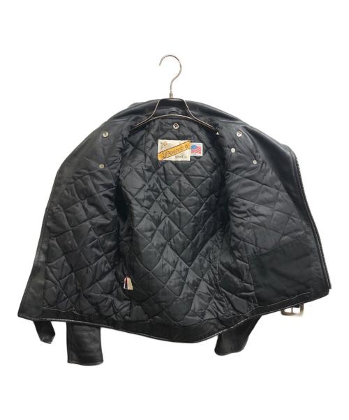 Schott（ショット）Schott (ショット) ダブルライダースジャケット ブラック サイズ:34の古着・服飾アイテム