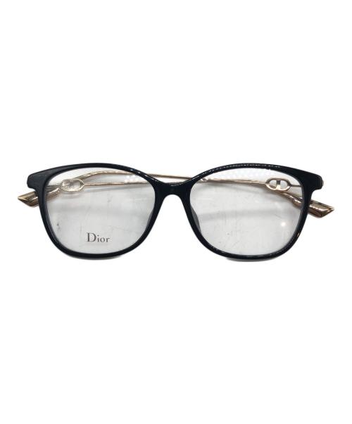 Christian Dior（クリスチャン ディオール）Christian Dior (クリスチャン ディオール) 眼鏡 ブラックの古着・服飾アイテム