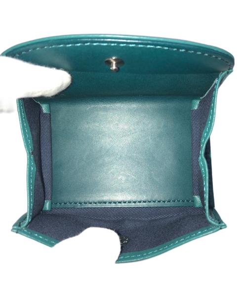 土屋鞄（ツチヤカバン）土屋鞄 (ツチヤカバン) 3つ折り財布 グリーンの古着・服飾アイテム