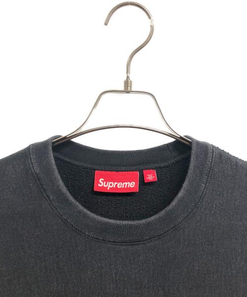 SUPREME（シュプリーム）Supreme (シュプリーム) Washed Box Logo Crewneck ブラック サイズ:Mの古着・服飾アイテム