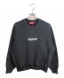 Supreme（シュプリーム）の古着「Washed Box Logo Crewneck」｜ブラック