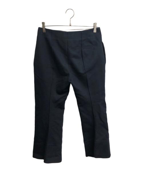 BOTTEGA VENETA（ボッテガベネタ）BOTTEGA VENETA (ボッテガベネタ) カーブシェイプコットンパンツ ネイビー サイズ:40の古着・服飾アイテム