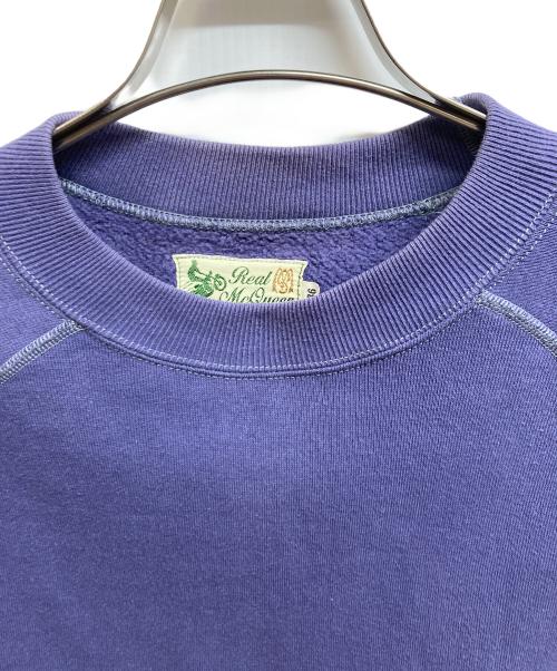 REAL Mcqueen（リアルマックイーン）REAL Mcqueen (リアルマックイーン) ラグランスウェット ネイビー サイズ:36の古着・服飾アイテム