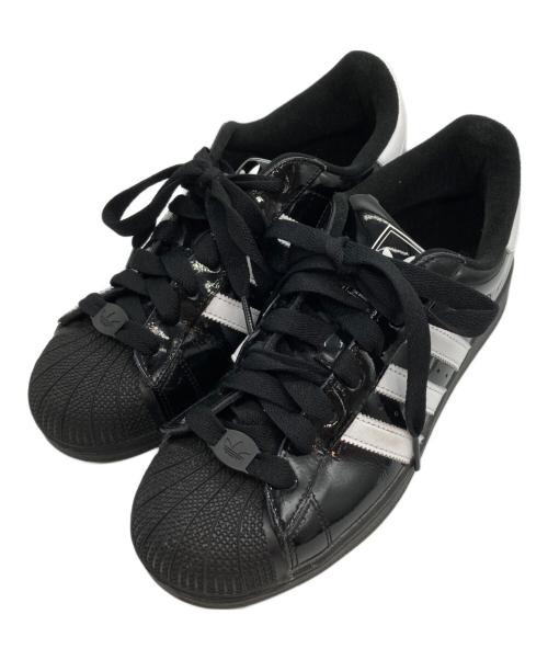 adidas（アディダス）adidas (アディダス) SUPERSTAR II ローカットスニーカー ブラック サイズ:UK8　1/2の古着・服飾アイテム