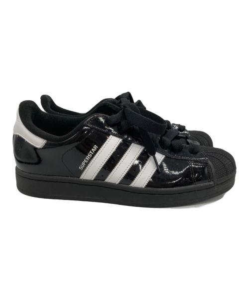 adidas（アディダス）adidas (アディダス) SUPERSTAR II ローカットスニーカー ブラック サイズ:UK8　1/2の古着・服飾アイテム