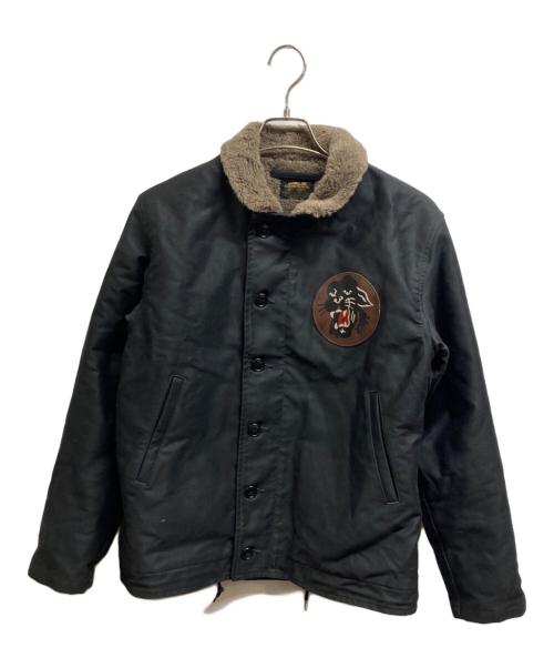 RADIALL（ラディアル）RADIALL (ラディアル) N1デッキジャケット ブラック サイズ:Lの古着・服飾アイテム