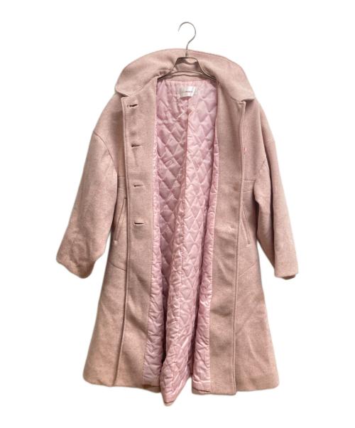 UNMINOU（アンミヌ）UNMINOU (アンミヌ) ロングコート ピンク サイズ:FREEの古着・服飾アイテム