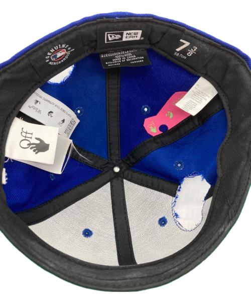 OFFWHITE（オフホワイト）OFFWHITE (オフホワイト) New Era (ニューエラ) MLB CHICAGO CUBS CAP ブルーの古着・服飾アイテム