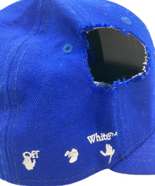 OFFWHITE（オフホワイト）OFFWHITE (オフホワイト) New Era (ニューエラ) MLB CHICAGO CUBS CAP ブルーの古着・服飾アイテム