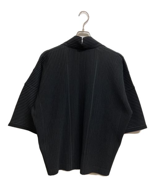 HOMME PLISSE ISSEY MIYAKE（オム プリッセ イッセイ ミヤケ）HOMME PLISSE ISSEY MIYAKE (オム プリッセ イッセイ ミヤケ) 半纏ジャケット/法被ジャケット ブラック サイズ:ーの古着・服飾アイテム