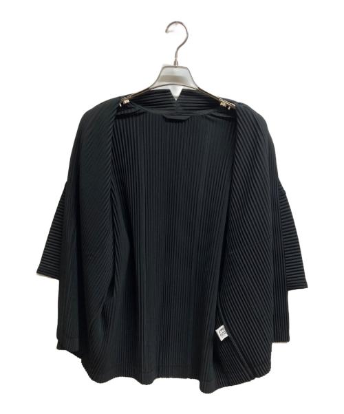 HOMME PLISSE ISSEY MIYAKE（オム プリッセ イッセイ ミヤケ）HOMME PLISSE ISSEY MIYAKE (オム プリッセ イッセイ ミヤケ) 半纏ジャケット/法被ジャケット ブラック サイズ:ーの古着・服飾アイテム