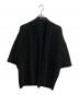 HOMME PLISSE ISSEY MIYAKE（オム プリッセ イッセイ ミヤケ）の古着「半纏ジャケット/法被ジャケット」｜ブラック