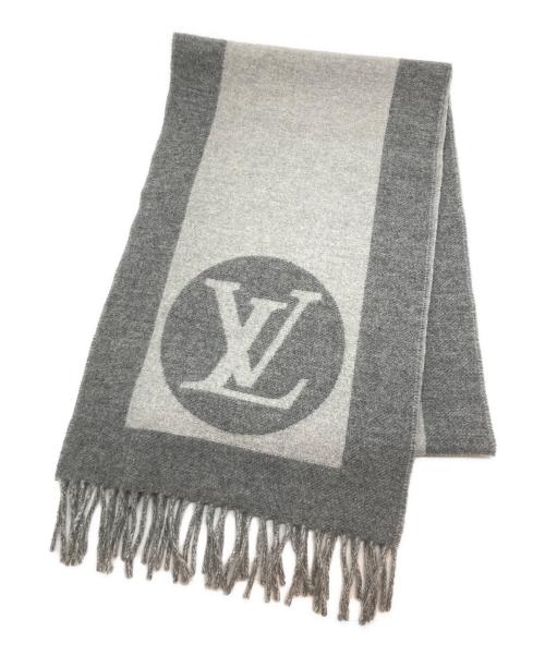 LOUIS VUITTON（ルイ ヴィトン）LOUIS VUITTON (ルイ ヴィトン) エシャルプ・カーディフ グレーの古着・服飾アイテム