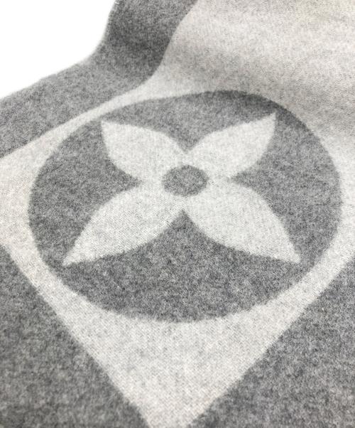 LOUIS VUITTON（ルイ ヴィトン）LOUIS VUITTON (ルイ ヴィトン) エシャルプ・カーディフ グレーの古着・服飾アイテム