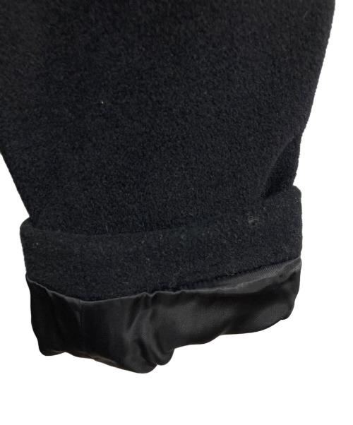 BURBERRY BLUE LABEL（バーバリーロンドンブルーレーベル）BURBERRY BLUE LABEL (バーバリーロンドンブルーレーベル) 比翼アンゴラ混ステンカラーコート ブラック サイズ:38の古着・服飾アイテム