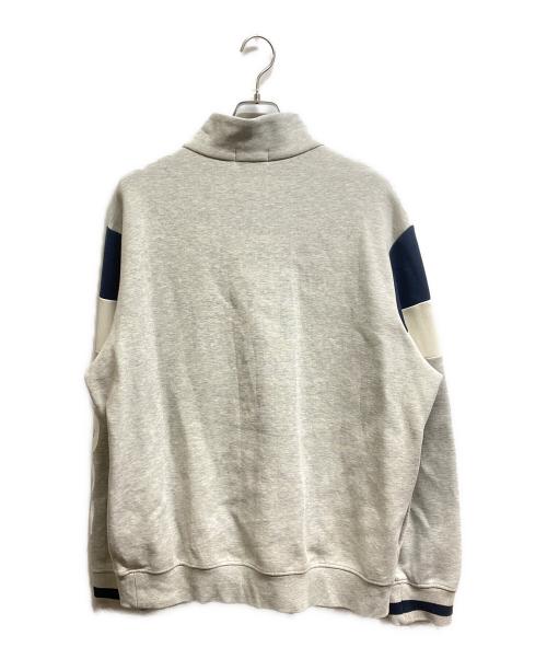 POLO RALPH LAUREN（ポロ・ラルフローレン）POLO RALPH LAUREN (ポロ・ラルフローレン) ハーフジップスウェット グレー サイズ:XLの古着・服飾アイテム