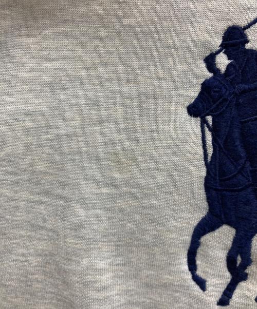 POLO RALPH LAUREN（ポロ・ラルフローレン）POLO RALPH LAUREN (ポロ・ラルフローレン) ハーフジップスウェット グレー サイズ:XLの古着・服飾アイテム