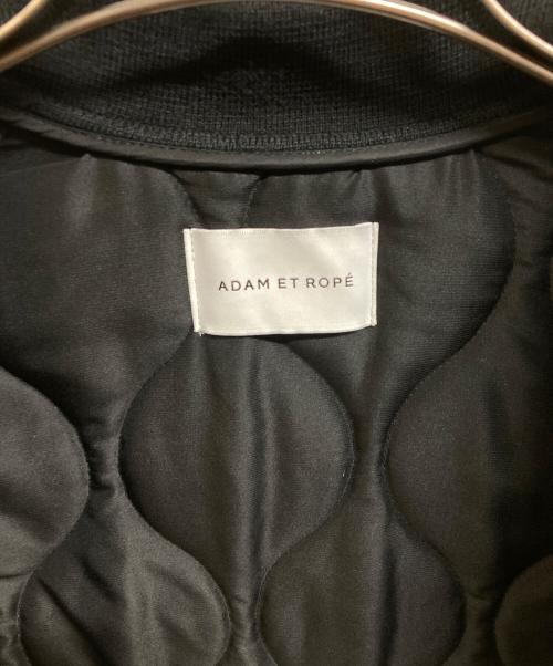 Adam et Rope（アダム エ ロペ）Adam et Rope (アダム エ ロペ) キルティングショートコート ブラック サイズ:Freeの古着・服飾アイテム