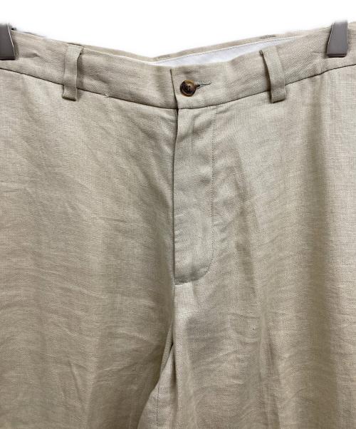346 BROOKS BROTHERS（346 ブルックスブラザーズ）346 BROOKS BROTHERS (346 ブルックスブラザーズ) リネンパンツ アイボリー サイズ:Ｗ32の古着・服飾アイテム