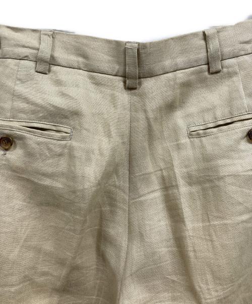 346 BROOKS BROTHERS（346 ブルックスブラザーズ）346 BROOKS BROTHERS (346 ブルックスブラザーズ) リネンパンツ アイボリー サイズ:Ｗ32の古着・服飾アイテム