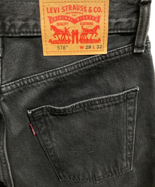 LEVI'S（リーバイス）LEVI'S (リーバイス) 578 デニムパンツ ブラック サイズ:W28の古着・服飾アイテム