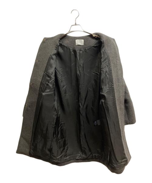 IENA（イエナ）IENA (イエナ) ラムウールノーカラーコート ブラウン サイズ:36の古着・服飾アイテム