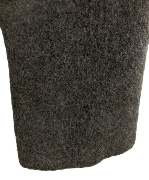 IENA（イエナ）IENA (イエナ) ラムウールノーカラーコート ブラウン サイズ:36の古着・服飾アイテム