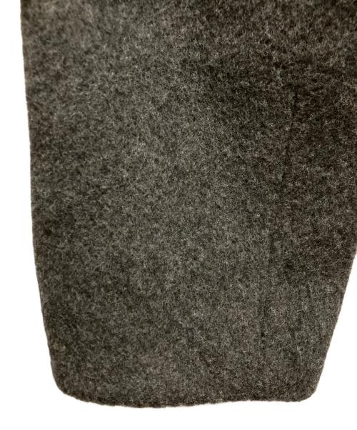 IENA（イエナ）IENA (イエナ) ラムウールノーカラーコート ブラウン サイズ:36の古着・服飾アイテム