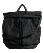 PORTERポーター）の古着「2WAY ヘルメットバッグ」｜ブラック