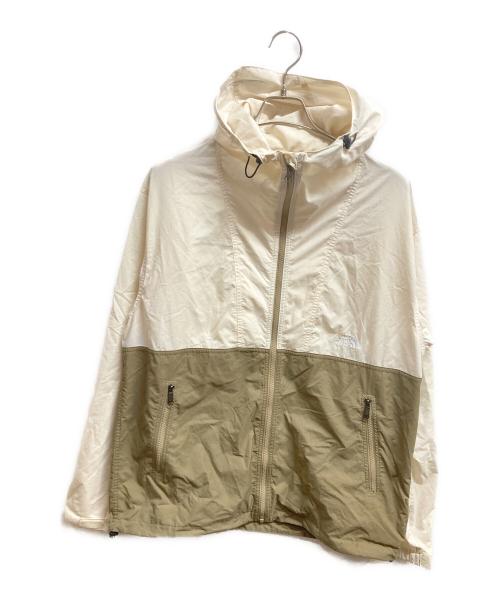 THE NORTH FACE（ザ ノース フェイス）THE NORTH FACE (ザ ノース フェイス) Compact Jacket アイボリー×カーキ サイズ:XLの古着・服飾アイテム