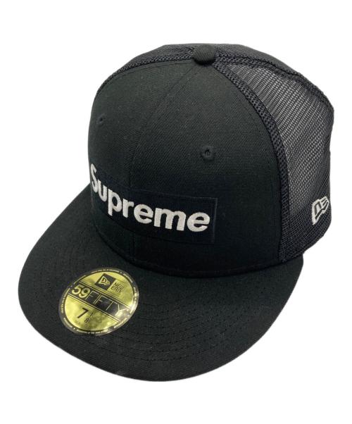 SUPREME（シュプリーム）SUPREME (シュプリーム) BOX Logo Mesh Back New ERA ブラックの古着・服飾アイテム