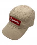 SUPREMEシュプリーム）の古着「Supreme Lasered Twill Camp Cap」｜ベージュ