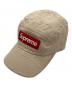 Supreme（シュプリーム）の古着「Supreme Lasered Twill Camp Cap」｜ベージュ