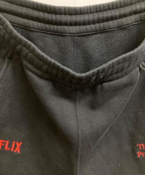 ENNOY（エンノイ）ENNOY (エンノイ) NETFLIX (ネットフリックス) スウェットパンツ ブラック サイズ:Sの古着・服飾アイテム