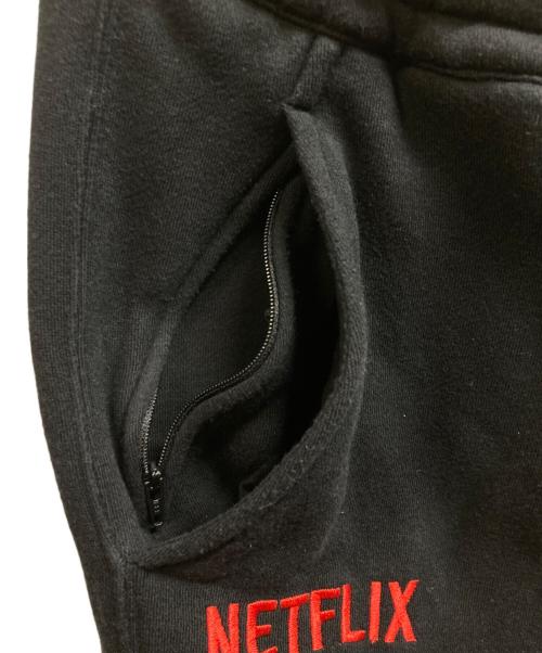 ENNOY（エンノイ）ENNOY (エンノイ) NETFLIX (ネットフリックス) スウェットパンツ ブラック サイズ:Sの古着・服飾アイテム
