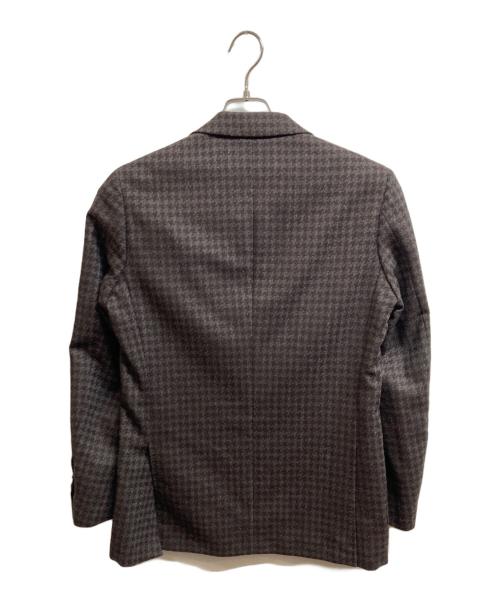 Hilton（ヒルトン）Hilton (ヒルトン) テーラードジャケット ブラウン サイズ:S 未使用品の古着・服飾アイテム