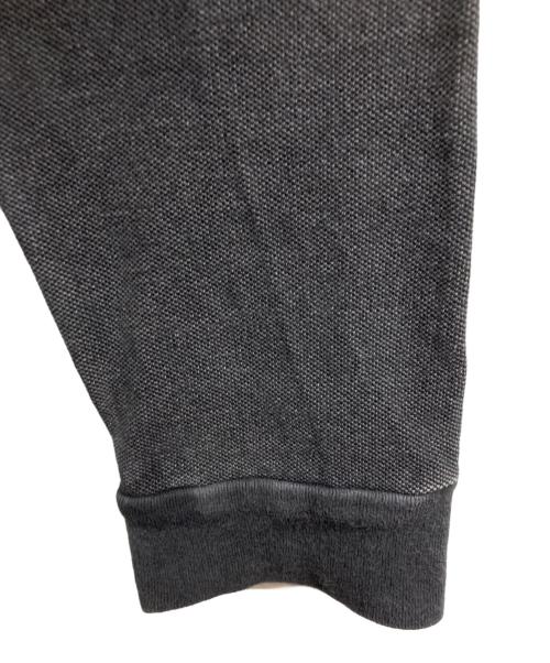 LACOSTE（ラコステ）LACOSTE (ラコステ) ルーズフィットビッグ鹿の子地インディゴポロシャツ ブラック サイズ:Lの古着・服飾アイテム