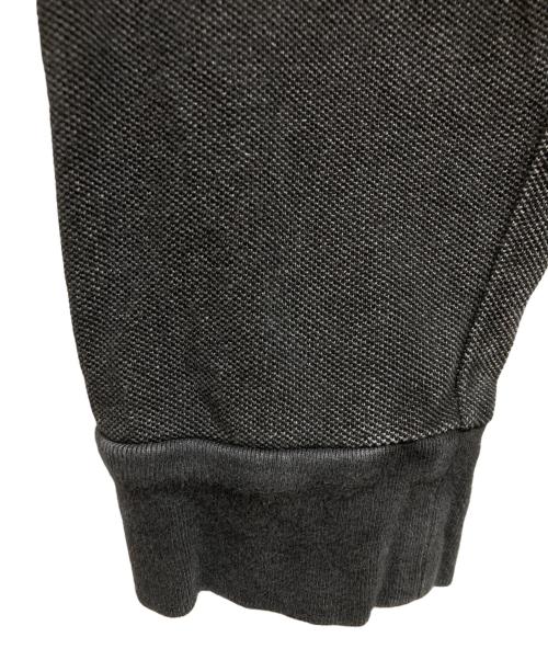 LACOSTE（ラコステ）LACOSTE (ラコステ) ルーズフィットビッグ鹿の子地インディゴポロシャツ ブラック サイズ:Lの古着・服飾アイテム