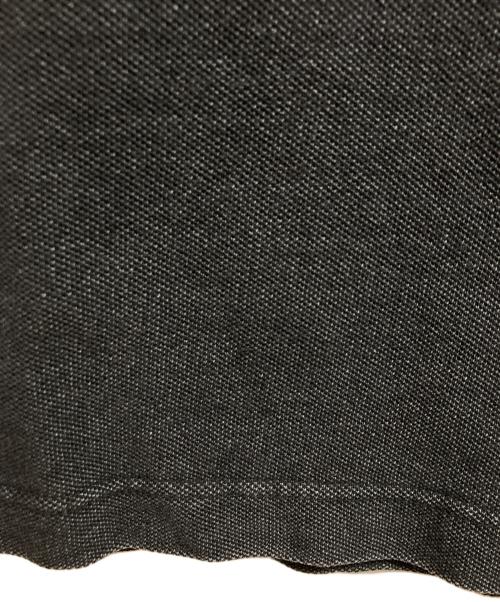 LACOSTE（ラコステ）LACOSTE (ラコステ) ルーズフィットビッグ鹿の子地インディゴポロシャツ ブラック サイズ:Lの古着・服飾アイテム