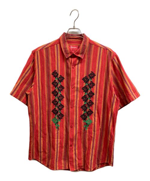 SUPREME（シュプリーム）SUPREME (シュプリーム) 23SS Needlepoint shirt レッド サイズ:Mの古着・服飾アイテム