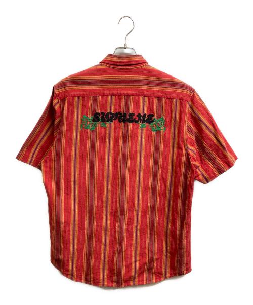 SUPREME（シュプリーム）SUPREME (シュプリーム) 23SS Needlepoint shirt レッド サイズ:Mの古着・服飾アイテム
