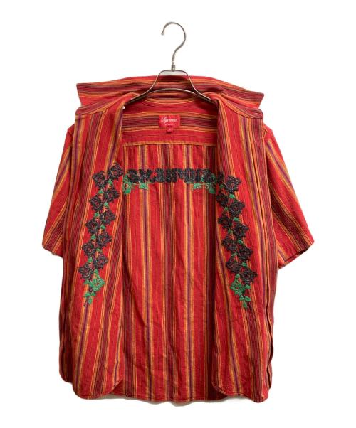 SUPREME（シュプリーム）SUPREME (シュプリーム) 23SS Needlepoint shirt レッド サイズ:Mの古着・服飾アイテム