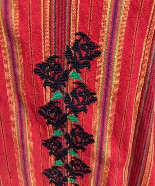 SUPREME（シュプリーム）SUPREME (シュプリーム) 23SS Needlepoint shirt レッド サイズ:Mの古着・服飾アイテム