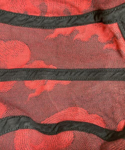 SUPREME（シュプリーム）SUPREME (シュプリーム) 23SS Flames Jacquard Denim Camp Cap レッドの古着・服飾アイテム