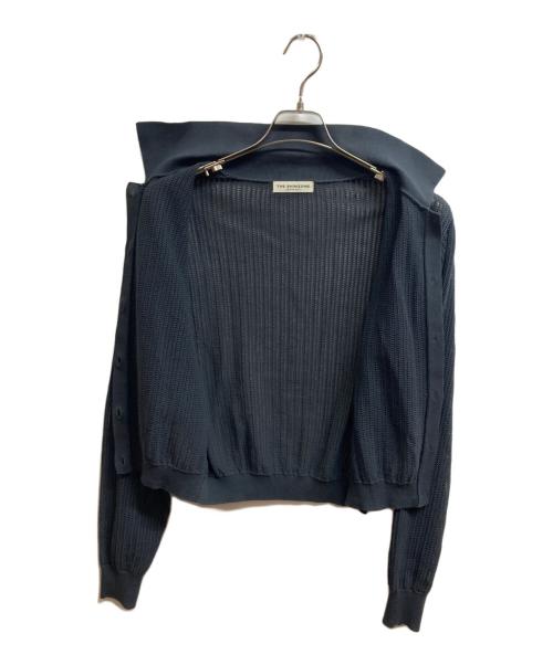 THE SHINZONE（ザ シンゾーン）THE SHINZONE (ザ シンゾーン) OPEN WORK KNIT CARDIGAN ブラック サイズ:Fの古着・服飾アイテム